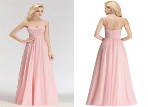 Sexy Real Pictures Pink 2019 Nouvelle arrivée robes de demoiselle d'honneur bon marché Spaghetti Stracts de mariage invité de mariage de mariage en soirée 5748462