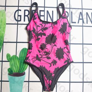 Sexy Rose badpak dames eendelig badpak mode print zomer ademend strand bikini badpak