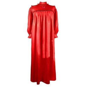 Sexy Ruches Lange Mouw Jurk Voor Vrouwen PVC Lederen Coltrui Losse Geplooide Vrouwen Midi Jurk Casual Roze Zomerjurk 7XL