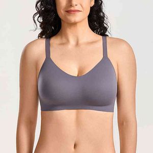 Sexy soutien-gorge sans couture soutiens-gorge sans fil femmes sous-vêtements femme Intimi femmes Lingerie vêtements de nuit Push Up 32-42 Abcdddd L220726