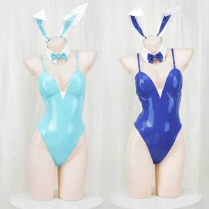 Sexy Set Anime Blue Archive Bunny Girl Sexy Cosplay Come Lingerie Bodysuit Uniforme Traje de uniforme Mujeres Hallo Anime Rabbit Play T240513