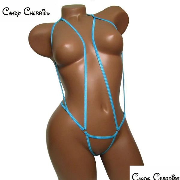 Sexy Set Candy Cerries venda Mujeres Extrema y Erótica Micro Bikini ABIERTA ABIERTA LENGERIA SETS CARSE ROPE GSTRING S181 Drop entregada OTVMV