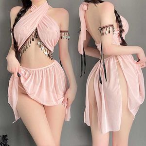 Sexy Set Chinese Hanfu Temptation Ancient Persian and Egyptian Maid Cosplay Libérez la séductrice intérieure avec une chemise de nuit en lingerie sexy exotiqueHKD230703