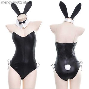 Sexy Set Cute Bunny Girl Anime Cosplay Come Lingerie Set Mujeres Sexy Halloween Customes Rabbit Roleplay Lencería Body Uniforme Traje T230530
