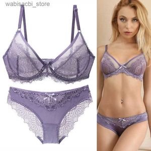 Sexe Set broderie Lace Bra Set Femmes Sous-vêtements Mesdames Sexy Lingerie Set Bra and Panty Set Sexual Lingerie Womens Sous-Wear éthique L2447