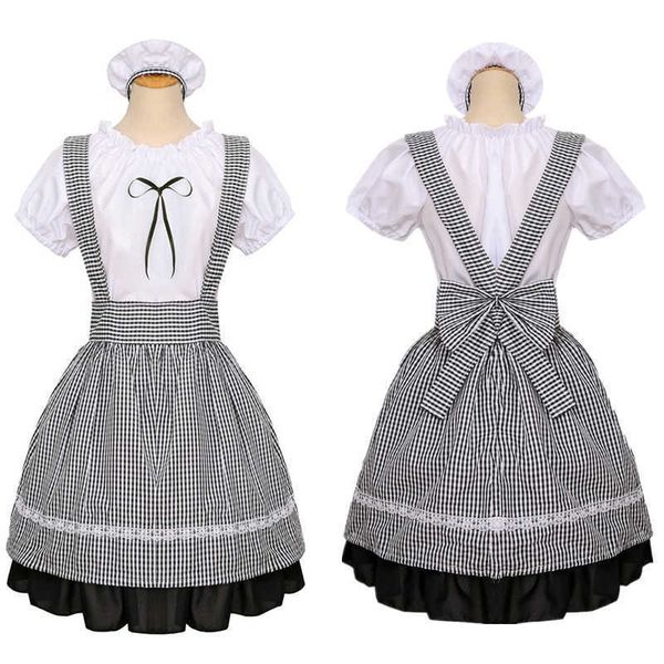 Sexy Set Plus Size Sweet Lolita Dress Girls Kawaii Anime Outfits Sexy Beer Maid Oktoberfest Costume pour Femmes Halloween Cosplay ClothingHKD230703