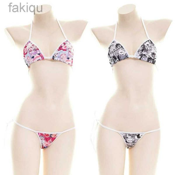 Sexy Set Sexy Kawaii Style femmes Anime Cosplay Costumes érotiques maillots de bain push-up rembourré soutien-gorge Sexy Bikini ensemble maillot de bain maillot de bain 24322