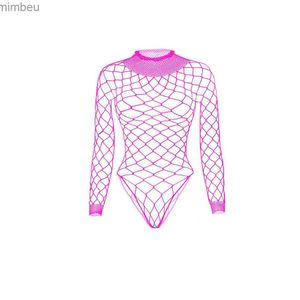 Sexe ensemble sexy sexe sexe porter des sous-vêtements sissy meesh manches longues nuisettes masculines lingerie sexy mens bodys de poisson fishnet mec érotique soirée gay clubwear c240410