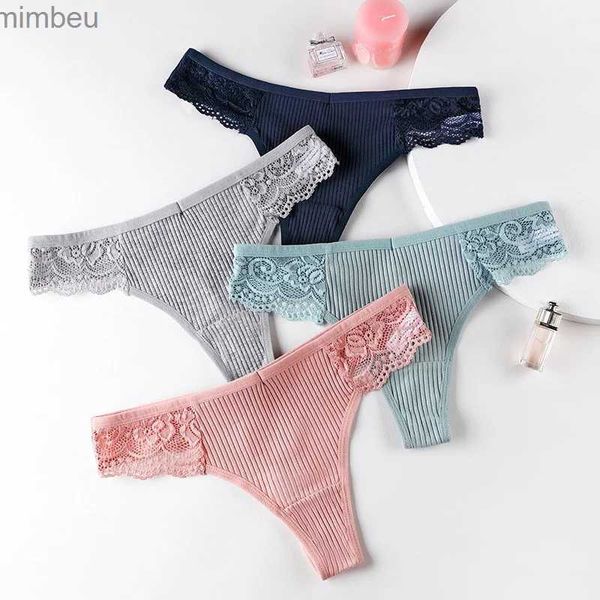 Conjunto sexy Mujeres sexy Tangas g string Bragas sin costuras Ropa interior femenina Tanga Lencería de talle bajo Panty Intimates pantalones de algodón calzoncillos de niña L240122