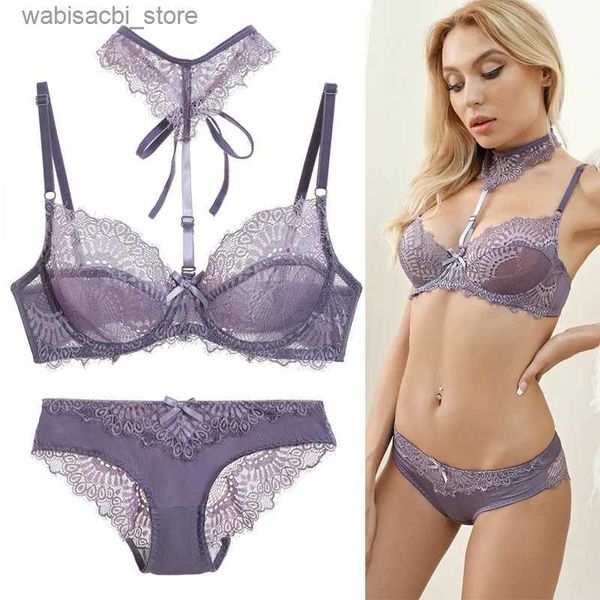 Sexy set Femmes sous-vêtements broderie de soutien-gorge sexy sets lingerie femme sexy perspective érotiique