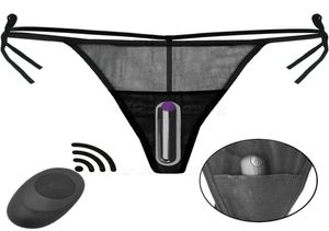 sexy Shop Super Forte Vibration Clitoris Gspot Stimulateur Sangle sur Sous-Vêtements Mini Vibrateurs pour Femmes Bullet Vibrant Culotte7494838