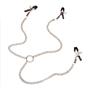 Sexy SM Tepelklemmen met Metalen Ketting Borst Vagina Clips Bdsm Fetish Bondage Erotische Speeltjes Voor Vrouwen Koppels Volwassen Game8261569