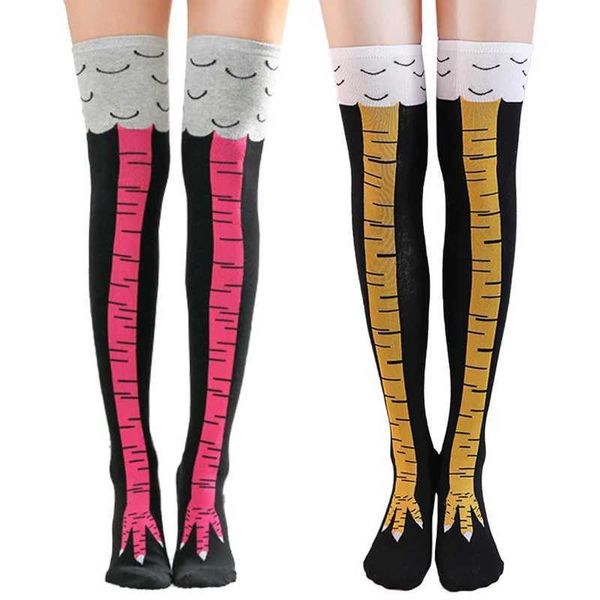 Chaussettes sexy Poulet Paws Piets Chaussettes pour femmes