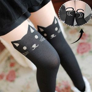 Chaussettes sexy super minces sexy mignonnes queue de chat de leggings basses femmes catons feme