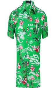 Sexy Summer Hawaiian Beach Style 3d Graphic Christmas Flamingo Floral Men estampado Camisetas casuales Aloha Holiday Beach Top Camisetas 5pcs4013984