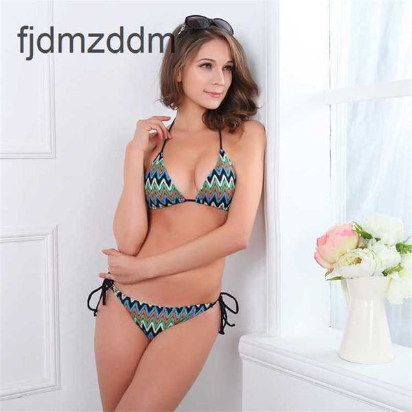 Sexie de maillot de bain beau motif bikini triangle de cou Guangzhou