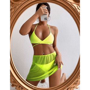 Sexy à trois points de la ceinture de string jupe à bikini divisé STRAP FEMME