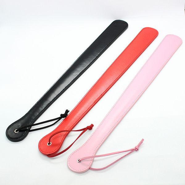 Juguete sexy 475 mm Black Red Pink Bltch Sm Flog Spank Paddle Beat Beat Slave Slave Slave Kinky Bdsm Sexyy Whip Games para adultos Producto