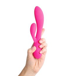 Jouet Sexy lapin vibrateurs vagin G Spot Clitoris mamelon double stimulateur masseur gode jouets sexuels pour femmes adulte femme