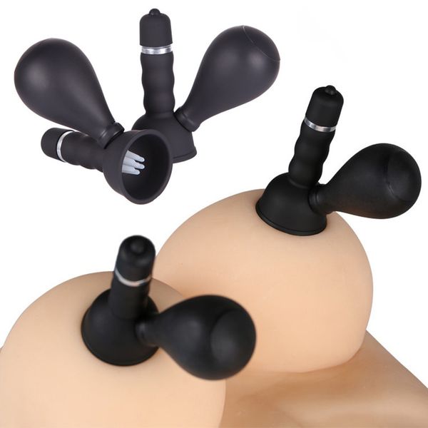 Sexy jouet vibrateur mamelon ventouse femelle masturbateurs poitrine chatte Clitoris masseur BDSM jeux pour adultes jouets pour femmes