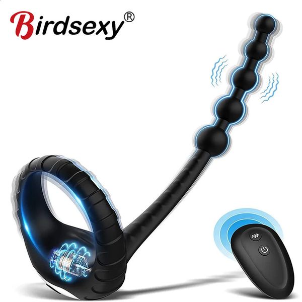 Sexy Toys Barkring for Men Parejas Control de aplicaciones Bluetooth Vibrator Adultos Adultos para hombres Masturbator Penis Anillo Sexy Accesorios 240401