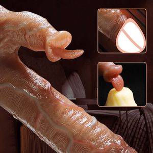 Toys Sexy Toys Matière de sécurité en silicone réaliste pour le vibratrice de stimulation du vagin clitoral Les femmes et le couple