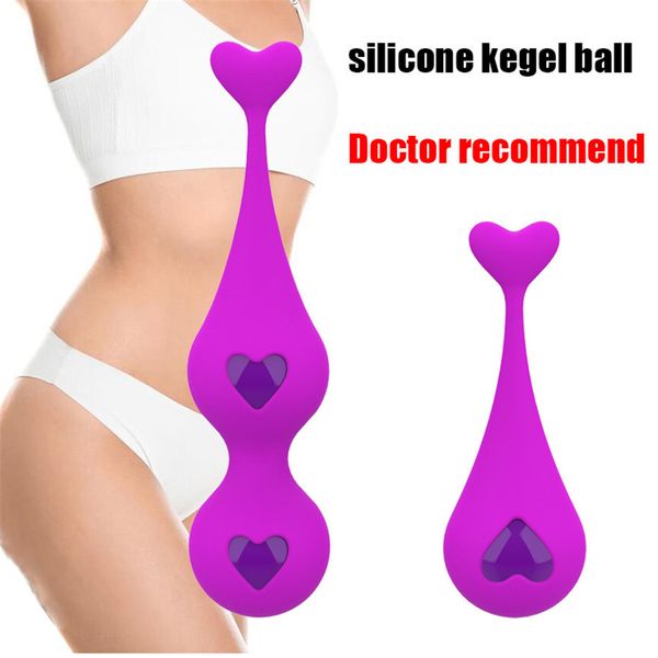 Toys sexy pour femmes Vaginal Ball Silicone Smart Geisha Kegel Simulator Vagina Ben Wa Resserrer l'exercice Produit adulte