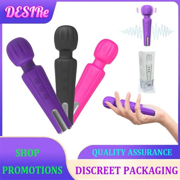 Jouets sexy masturbateurs pour femmes produits érotiques vagin anal se masturbant vibrant avec télécommande AV baguette vibrateur Couple