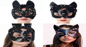 Toys sexy sexe masque demi-masque cosplay Cosplay punk slave accessoires pu en cuir sm masque bdsm bondage adulte play masques toys for women9245016