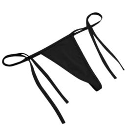 Bandage des sous-vêtements sexy Bikini t Back Sous-sombres Passion Thongs Lingerie pour femmes Briefes de sangle minces GSTRING BEACH SANPANT 240425