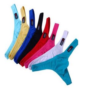 Sous-vêtements sexy slips Cocksox G String culotte masculine U convexe taille basse tongs hommes Sexy Boxer GStrings pochette pour pénis Lingerie Gay5778274
