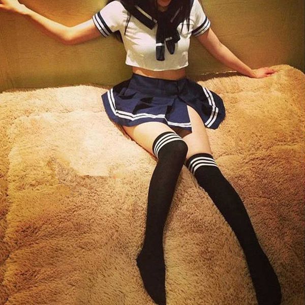 Ropa interior sexy Lencería de mujer Uniforme de estudiante Disfraces eróticos calientes Lenceria School Girl Cosplay Ropa de dormir