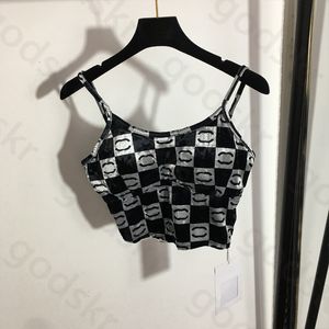 Sexy fluwelen strapless top dames nieuwe mode slinger dunne tanktops zomer backless vesten crop tops