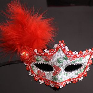 Sexy Venetiaanse Kant veer Dame oogmasker mooie prinses feestvoorstellingen Halloween maskerade maskers feestmasker nachtclubmasker