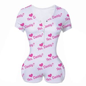 Sexy Dames Romper Lange Mouw Knop Diepe V-hals Bodycon Stretch Turnpakje Knop Korte Romper Pyjama Onesies Jumpsuit Overalls 240326