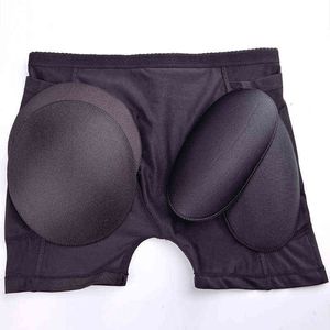 Sexy Femmes Bas Contrôle Culotte Push Hip Up Sous-Vêtements De Mode Lady Butt Enhancer Plus La Taille Taille Haute Lifter Rembourré Slip Y220411