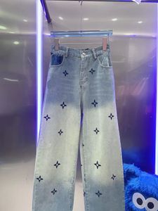 Sexy Vrouwen jeans nieuwe brief bedrukte broek Hoge Taille Stretch Jeans Casual Broek Straat Jurk Blauwe Denim Broek luxe merk broek maat s-L 4 stijlen Rits Gulp