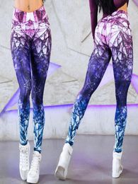 Sexy Women Ladies Galaxy Leggings de cintura alta, medias estampadas eléctricas Leggings Jeggings Pants de yoga Sport Women Leggings casuales FS577143842