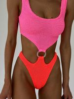 Sexy Femmes One Piece Swimsuit 2023 Texture de maillots de bain féminins hauts monokini monokini push up nager costumes de plage de plage de plage