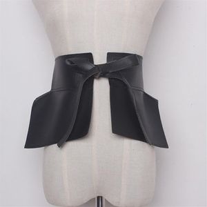 Robe Sexy pour femmes, robe en jean, noir sauvage, nœud papillon, large ceinture de styliste, 314241F