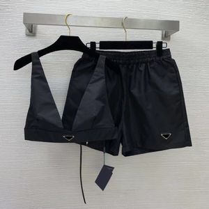 Sexy dames tracksuits meisjesontwerper driehoek bh korte broek set verstelbare borstgrootte indoor buiten badpakken sml