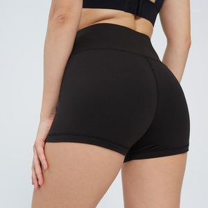 Pantalones cortos sexys para mujer Cintura media Push Up Poliéster Moda Verano Otoño Sólido Flaco Fitness Mujer