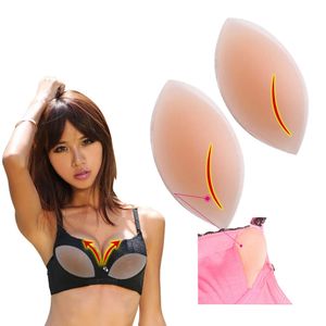 Sexy Vrouwen Siliconen Beha Gel Onzichtbare Inserties Break Pads voor Jurk Bikini Badpak Push Up Bh Insert Break Enhancer Pads # g3