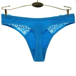 Femmes sexy Thongs G-strings sous-vêtements Panties en dentelle T-back Low Waited Hollow Elastic Dames Knickers M L XL 10 PCS / LOT