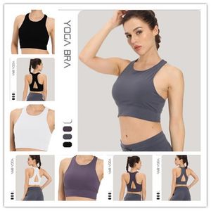 Sexy yoga vest bar t-shirt effen kleuren vrouwen mode fitness slijtage outdoor sport running sportschool tops no beugel dans ondergoed kleding