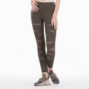 Sexy Yoga Dames Mesh-legging Sport Hardlopen Sportkleding Sportbroek Fiess Gym Girl-broek