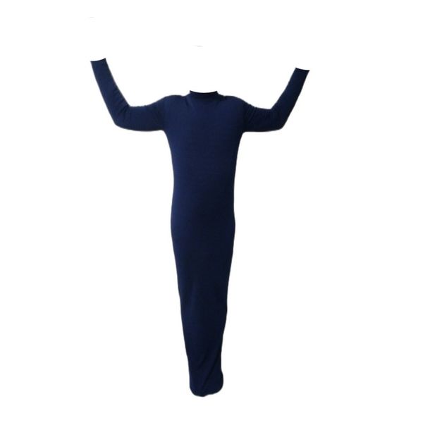 Sexy Zentai sirène enveloppé costume body collants lycar spandex momie bodybag accessoires de scène déguisement sans capuche ni mains