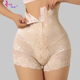 Sexywg Body Shaper Tummy Control Panties Femmes hautes taille Shapewear 240425