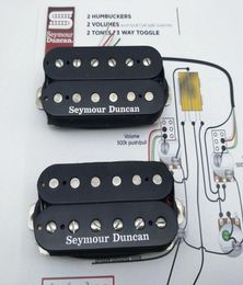 Seymour Duncan pickups SH4 JB SH2n Jazz Rodded Humbucker Zwarte Gitaar Pickup een Set4634794