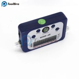 SF-95DR LED Digital Satellite Finder TV Signal Receiver Satlink Receptor Sat Decoder Satfinder meter met Compass Buzzer Light 240418